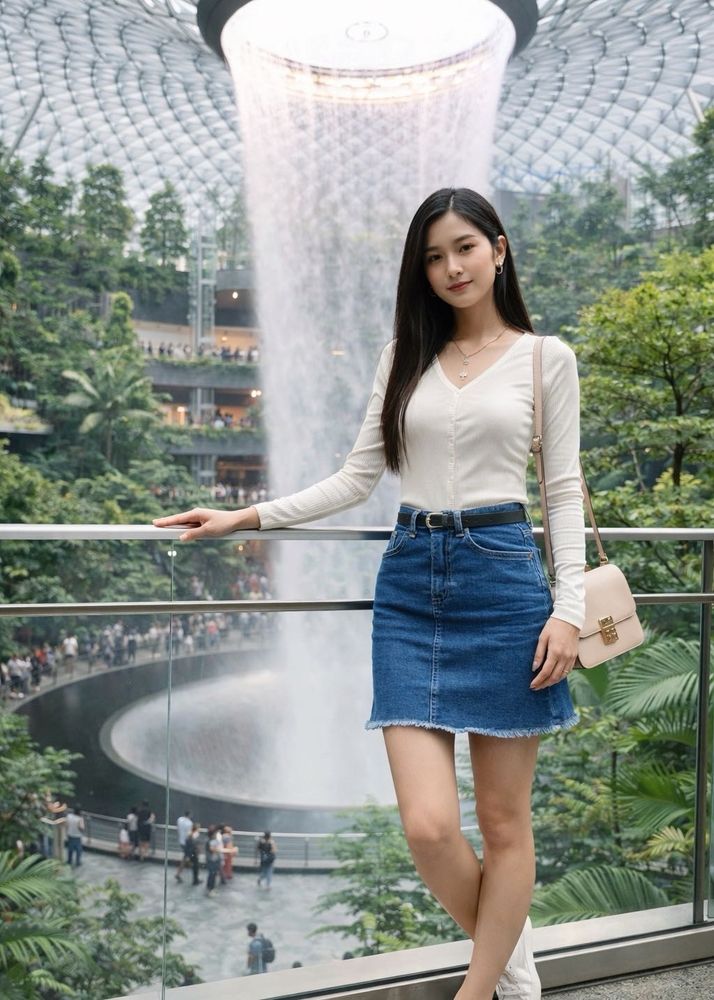 Denim Mini Skirt