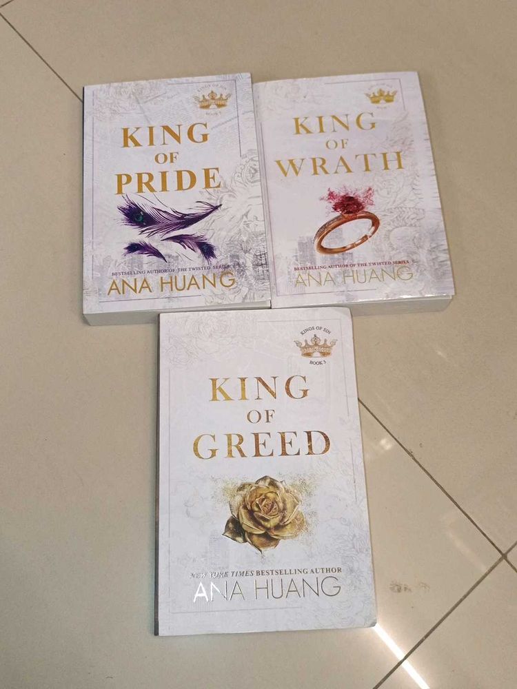King of Pride, Wrath, Greed Books