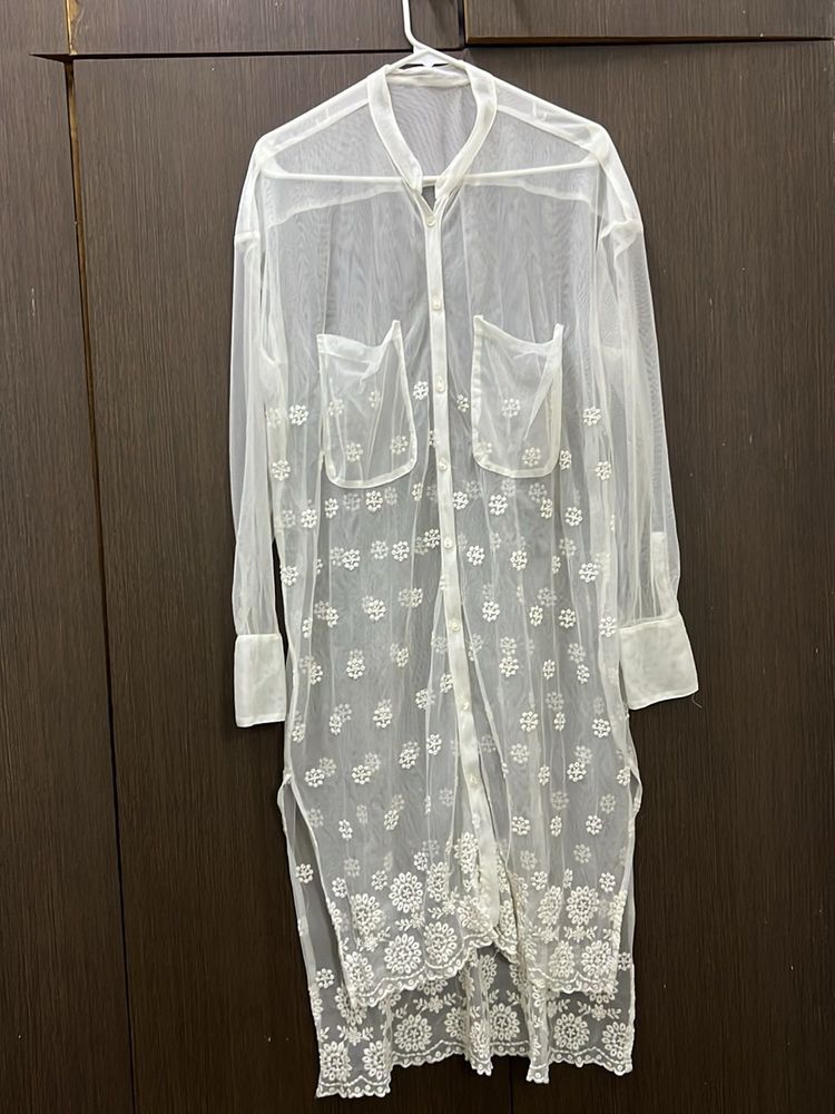 transparent kurta