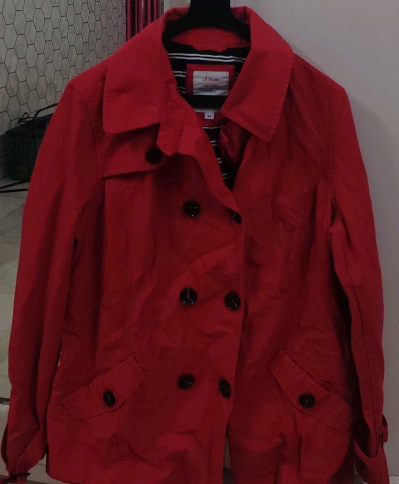 Red Double-Breasted Jacket
