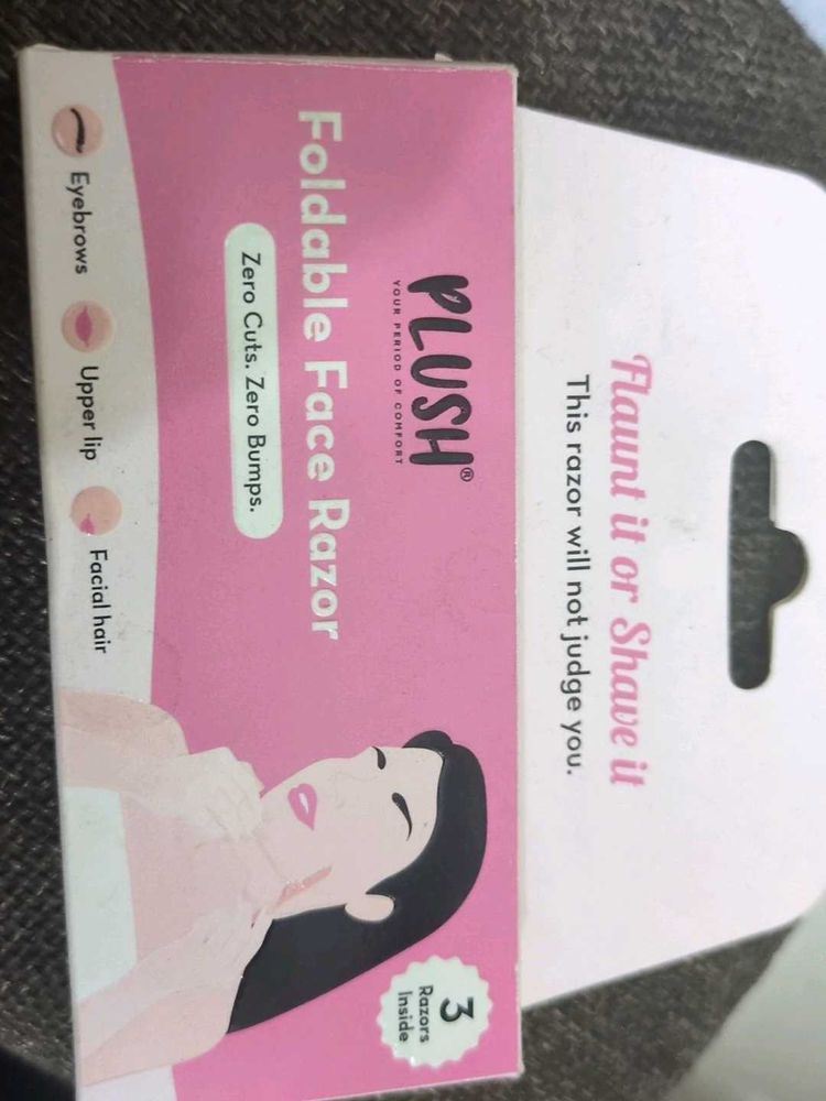 Plush face razor