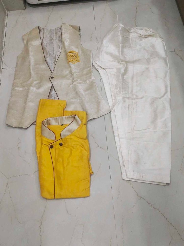 Men's Ethnic Kurta Set with Jacket