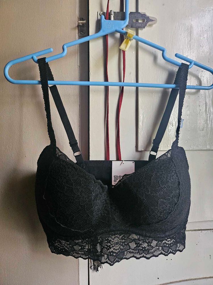 Victoria's Secret Push up Black Lace Bralette