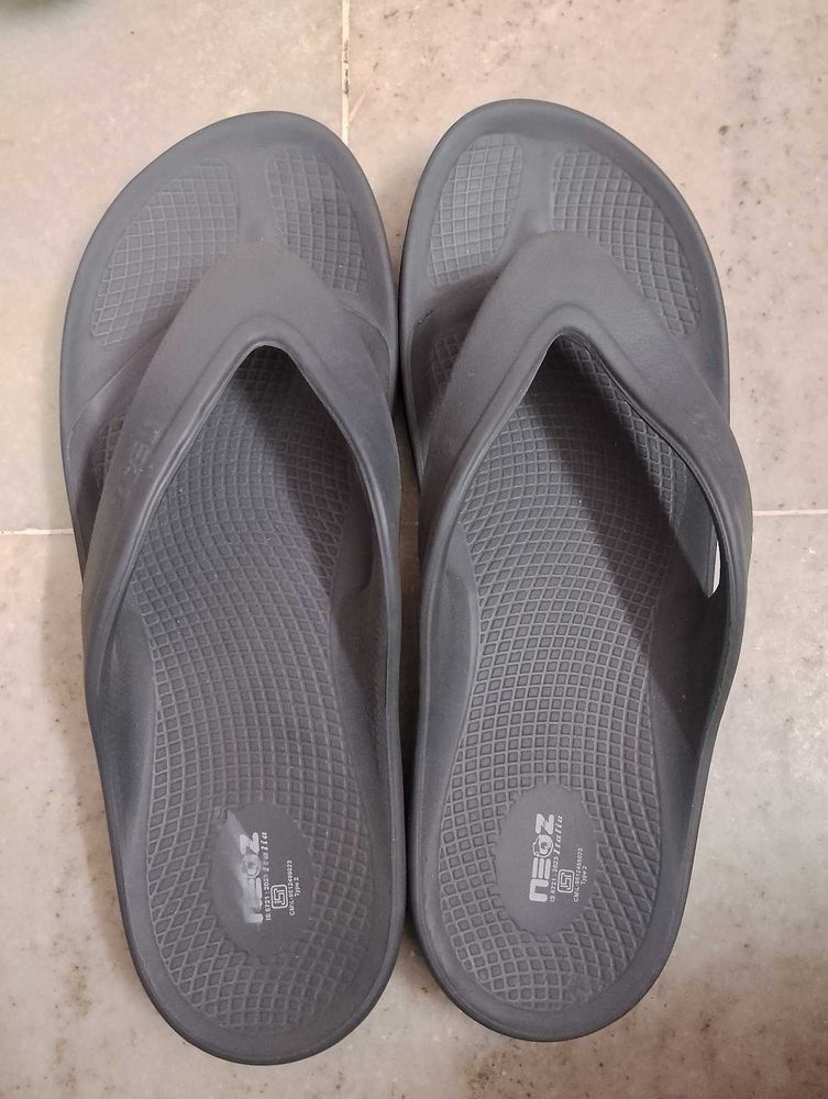 Stylish Grey Flip-Flops