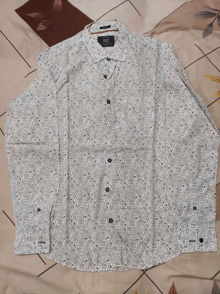 Men's Printed Long Sleeve Shirt