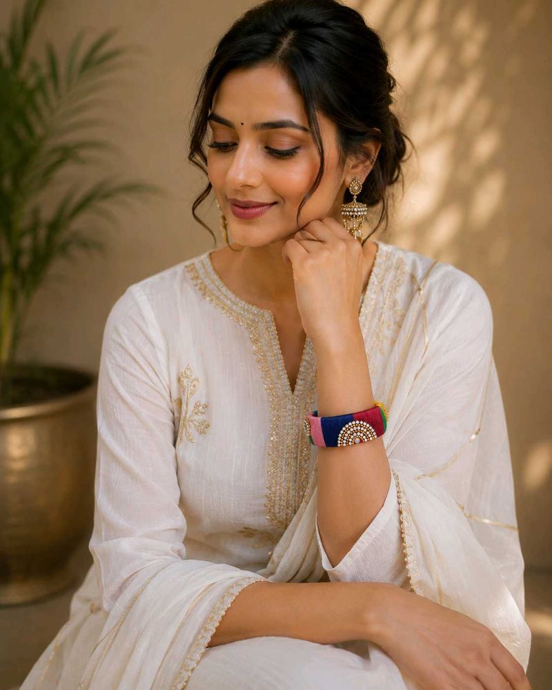 Combo -Bangle and 2 types of bindis