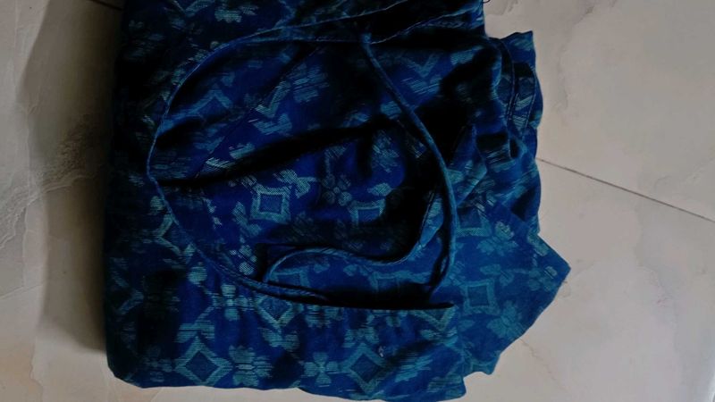 Blue Printed Blouse