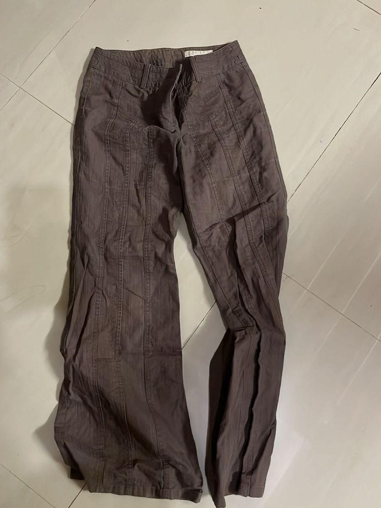Low waisted Brown Flare Pants