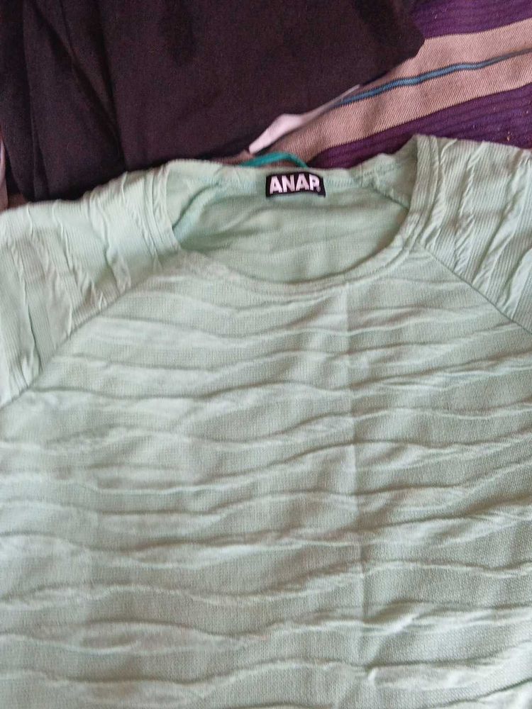 Anap Textured Mint Green Top