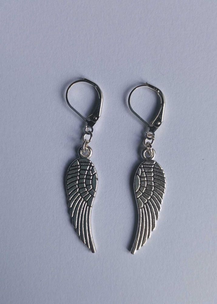 Angel Wing Dangle Earrings