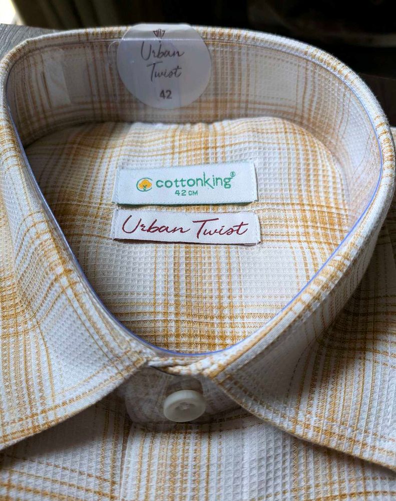 New Cotton King Checked Shirt