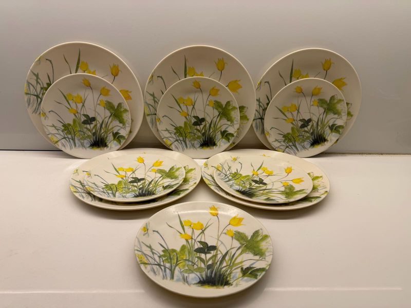 Floral Dinnerware Set Microwave safe