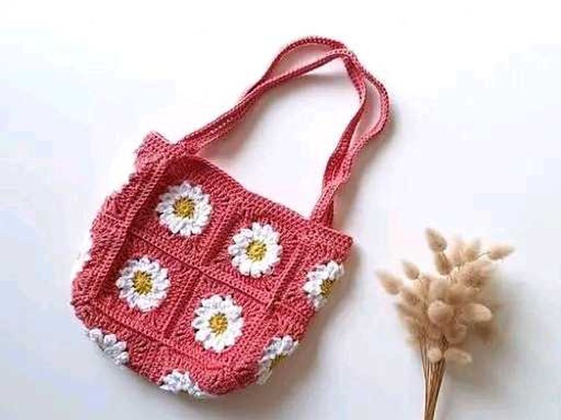 crochet handbag