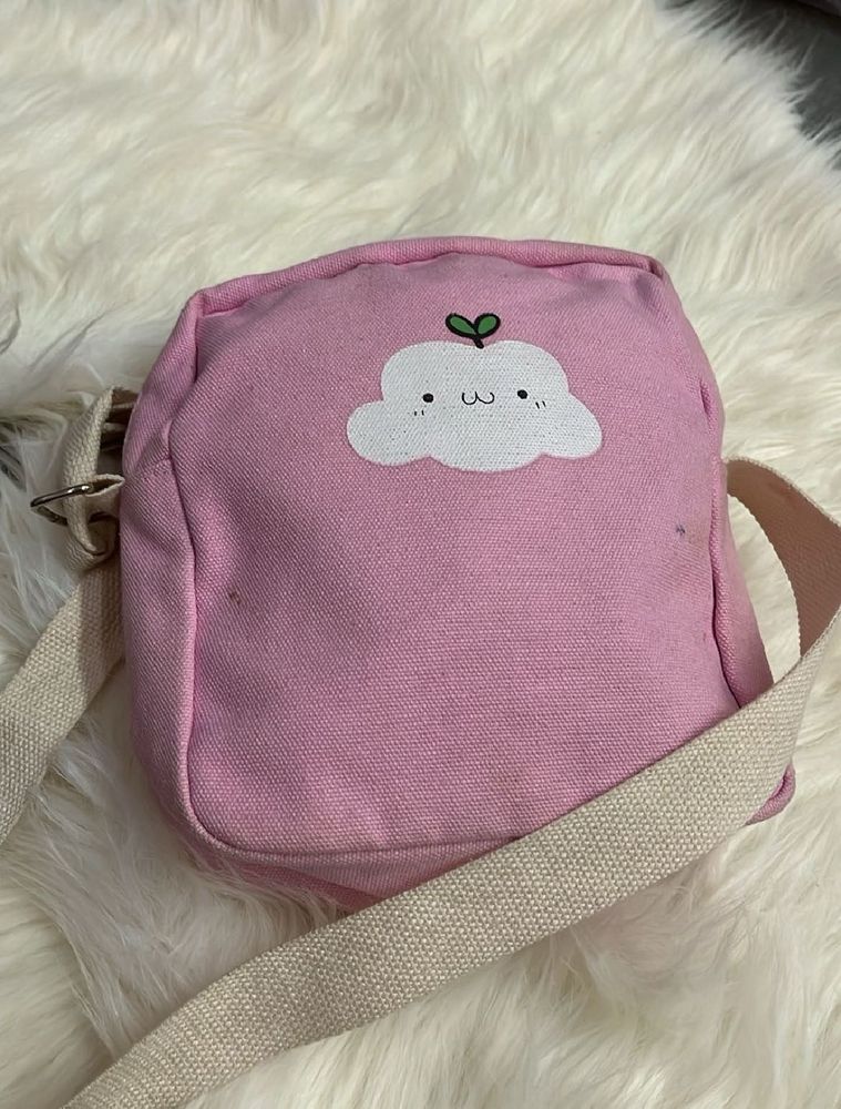 Pink Cloud Crossbody Bag