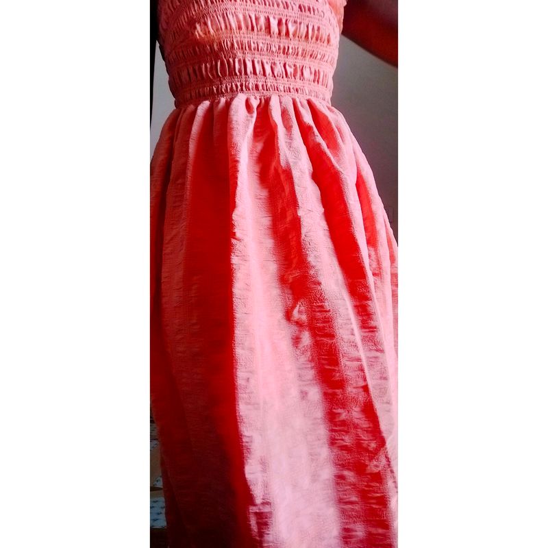 Peach Colour Dress