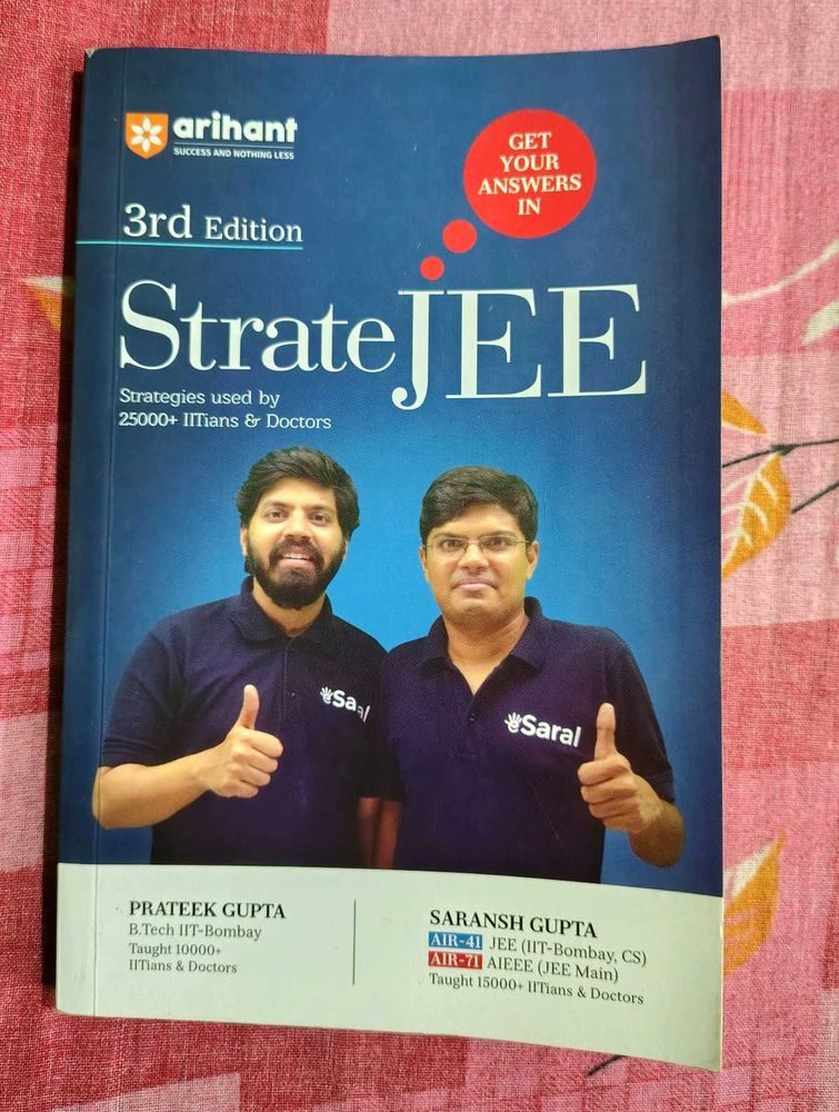 StrateJEE Arihant 3rd Edition JEE Prep Book