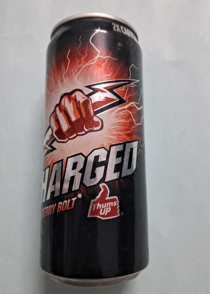 Thumsup Charged Drink Empty Can