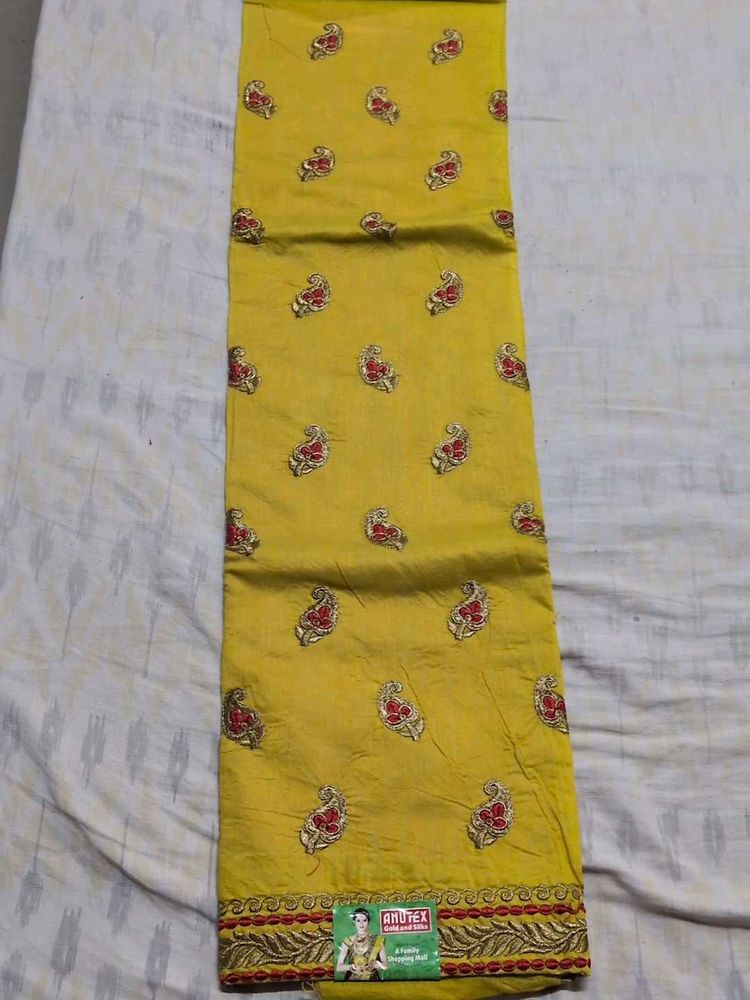 Beautiful Yellow Dress Material