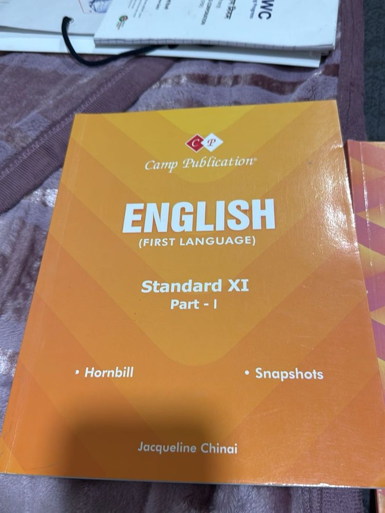 English (First Language) Standard XI Part - I and
