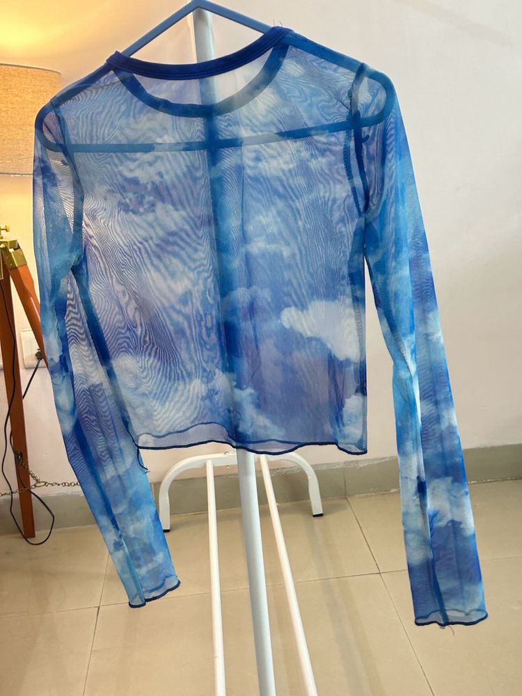 Shein Long Sleeve Crop Top