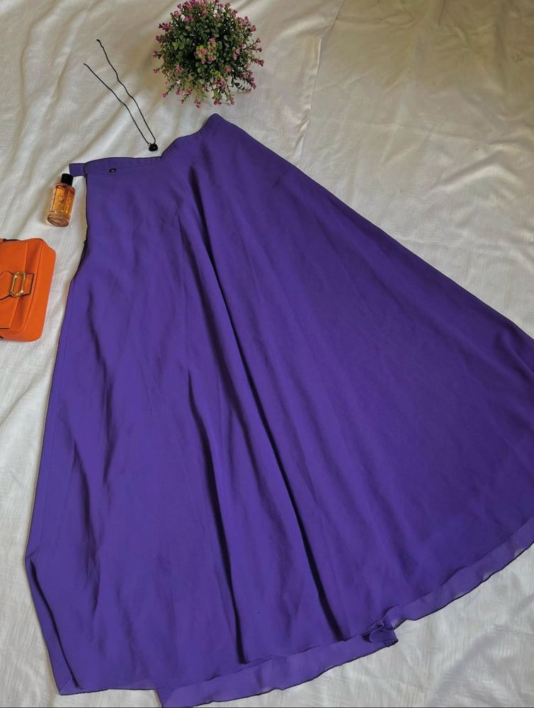 Vibrant Purple Maxi Skirt