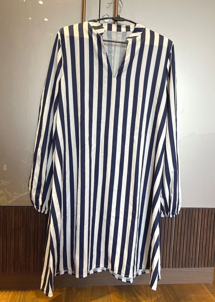 Blue And White Dress