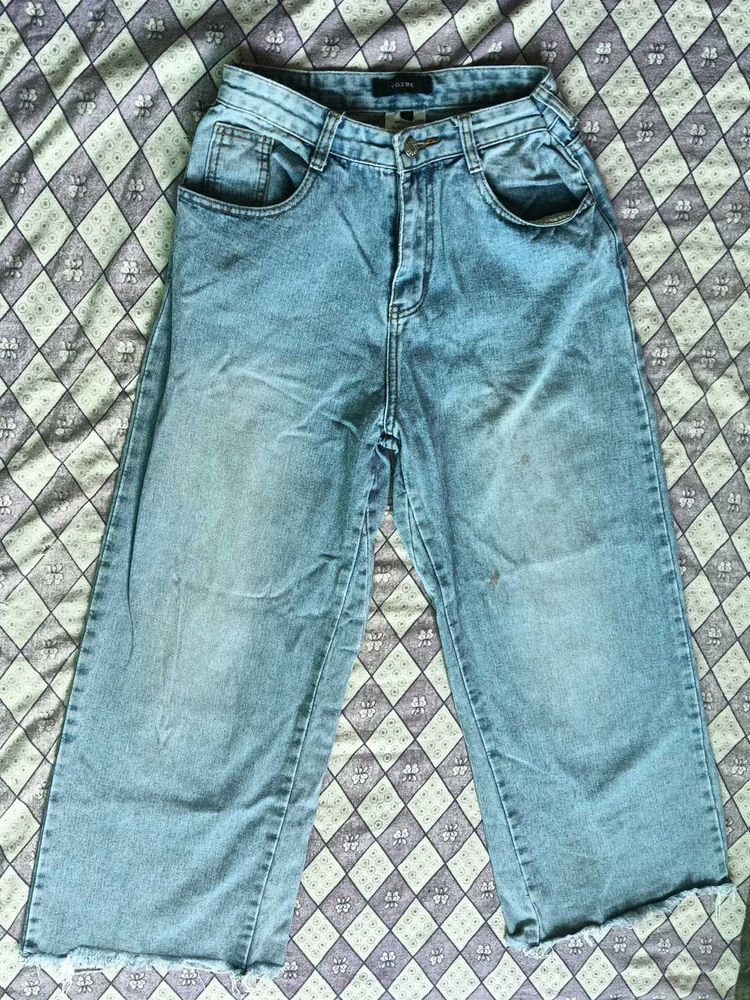 Stylish Women's Light Blue Denim Jeans