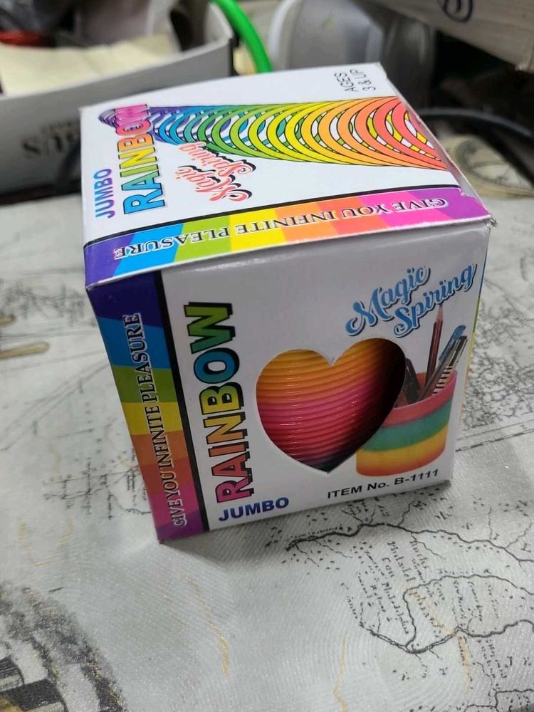 Jumbo Rainbow Magic Spring Toy