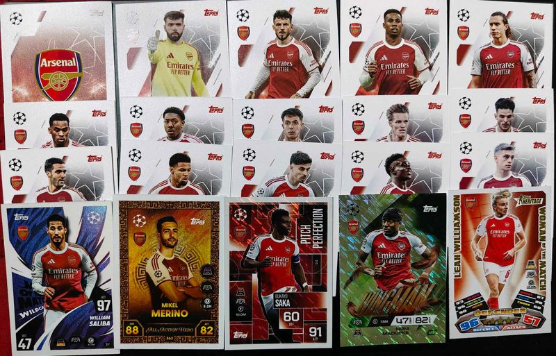 Arsenal FC Topps Match Attax Trading Cards