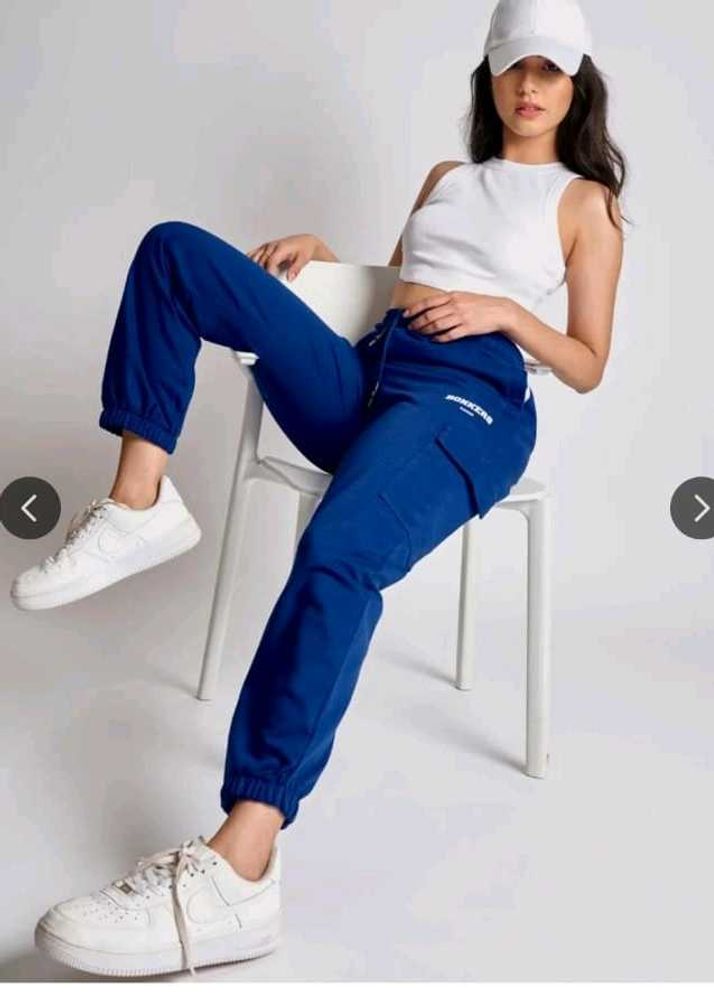 Blue Bonkers Corner Cargo Joggers
