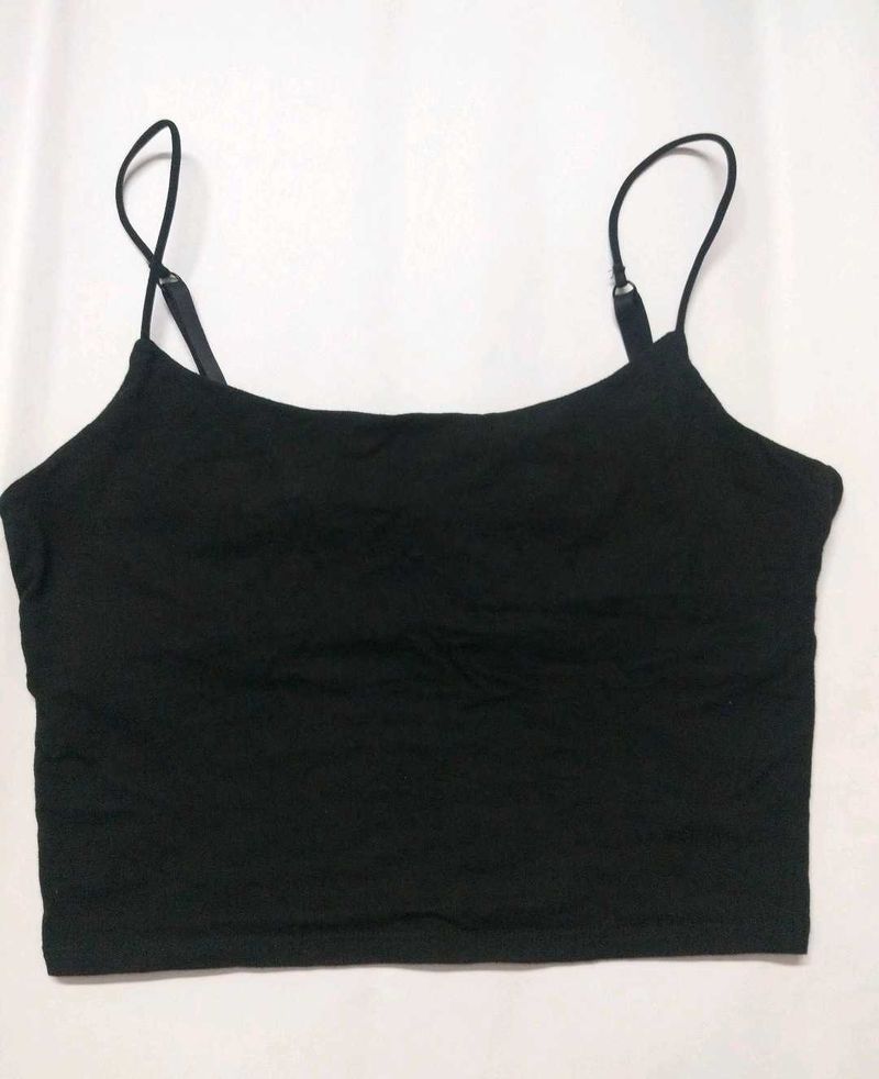 Black Crop/Bra Top