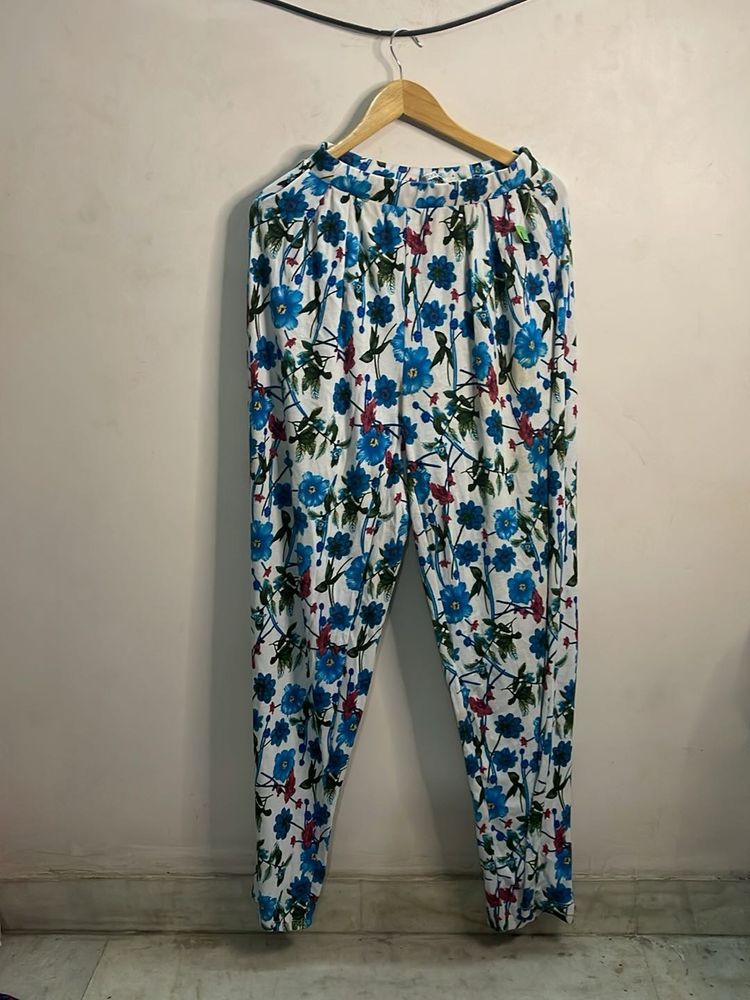 Floral Print Palazzo Pants