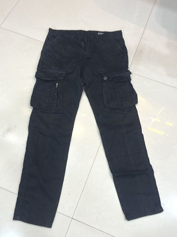 Men's Black Cargo Pants