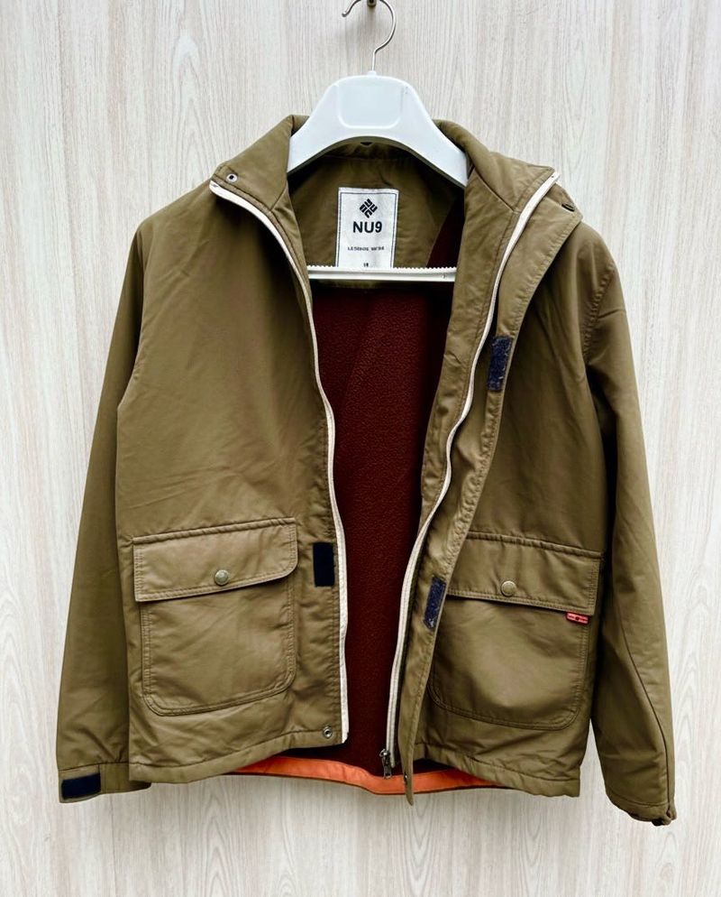 NU9 Olive Green Casual Jacket
