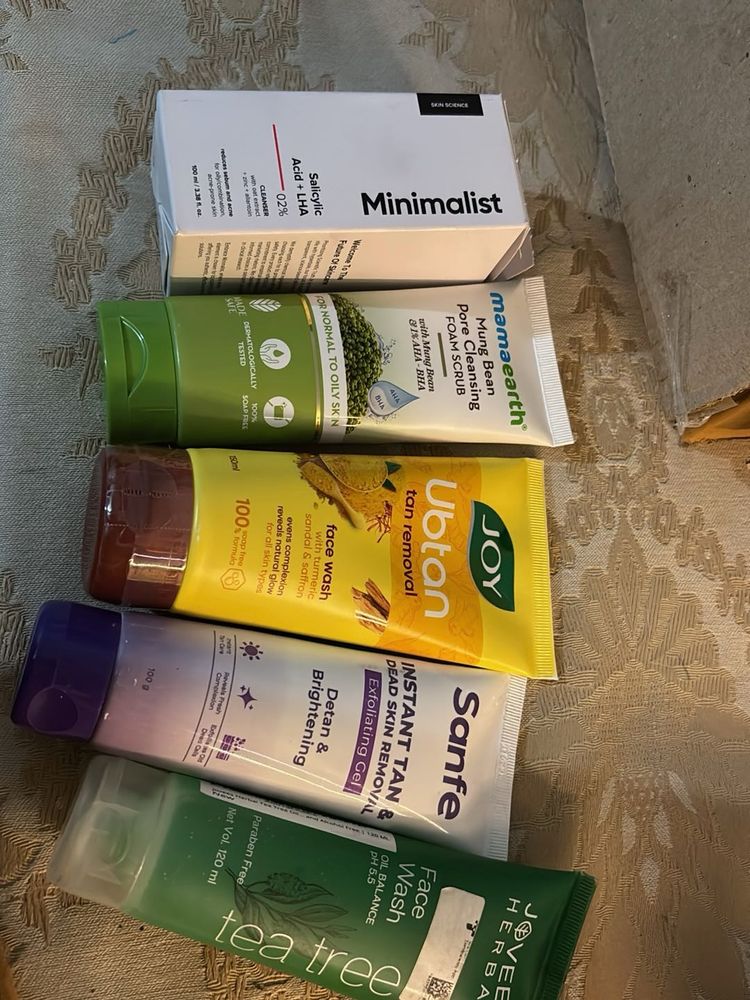Skincare Essentials Bundle - Face Washes &amp; Gel