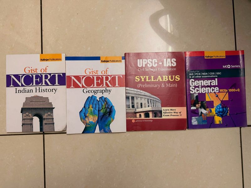 Exam Prep Book Bundle: for UPSC beginers