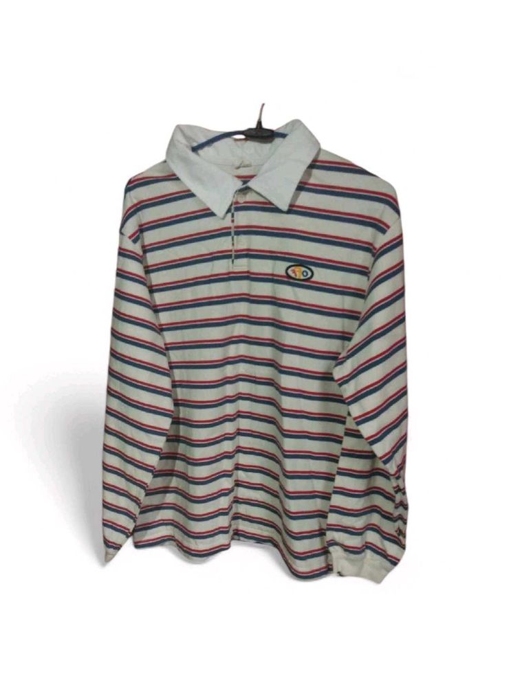 POLO T-SHIRT 👕 (STRIPED) MEN 100℅ COTTON
