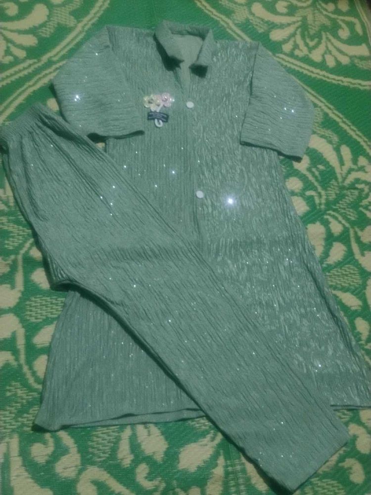 Sparkling Mint Green Co-ord Set