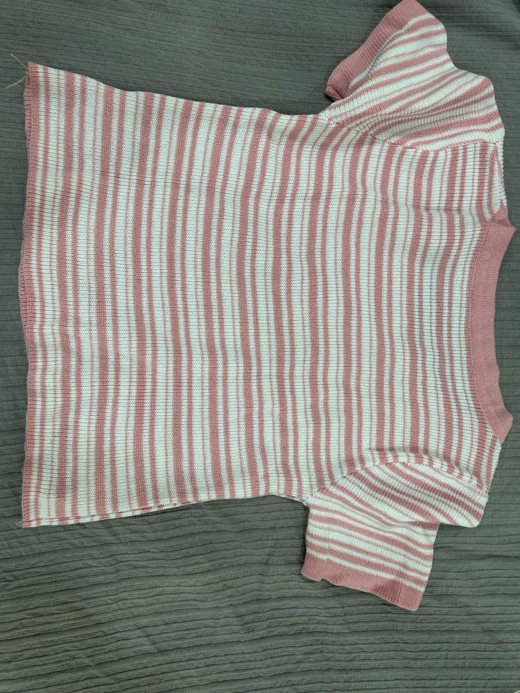 Striped Knit Top