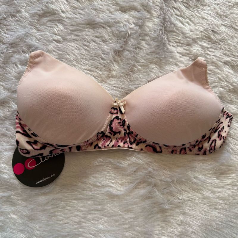 🆕Clovia Pink Leopard Print Bra
