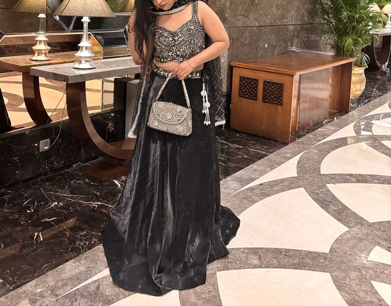 Black Jimmy Choo Lehenga