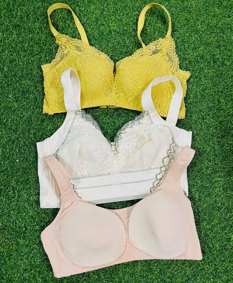 36 size padded Comfortable Bras - Pack of 3