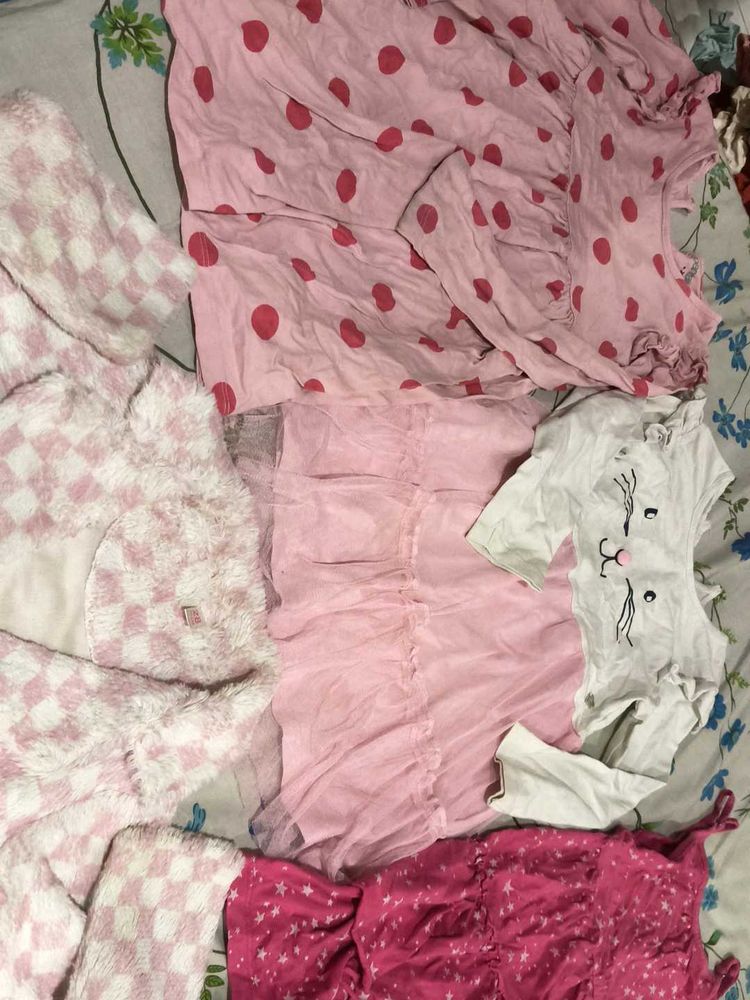 Cute Baby Girls' Clothing Bundle