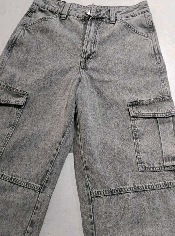 H&amp;M Grey Cargo