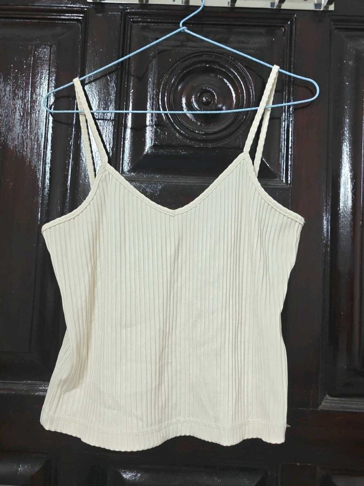 Ribbed Spaghetti Strap Tank Top