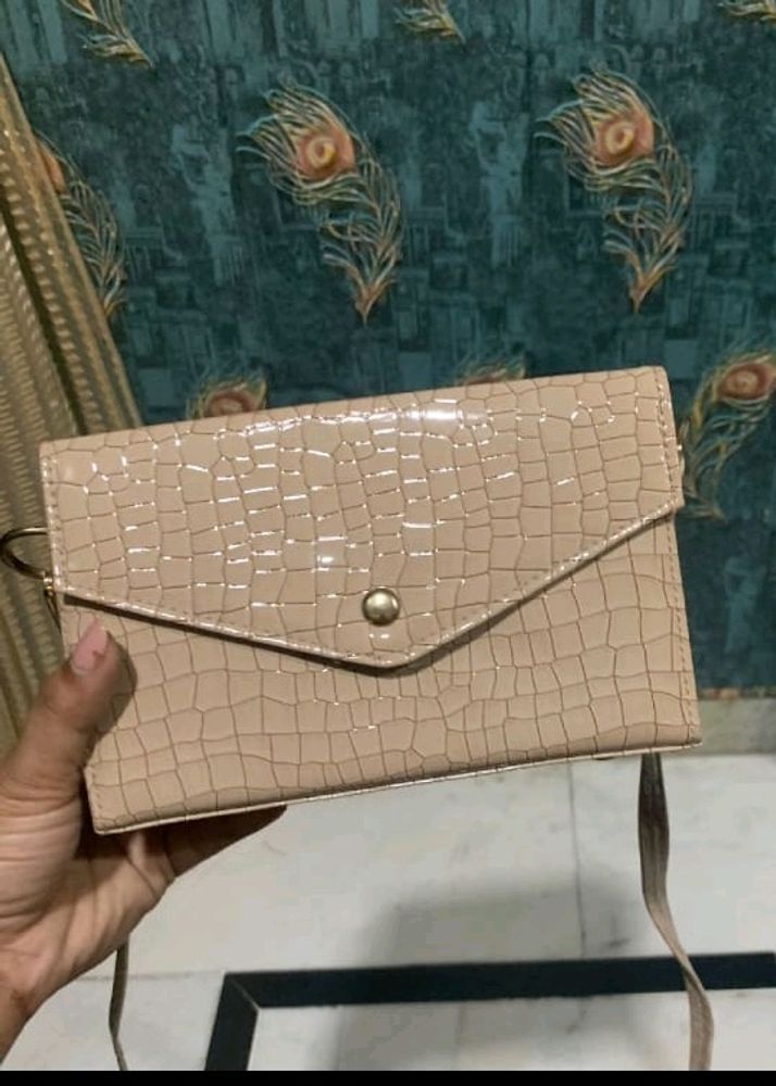 Nude Sling Bag