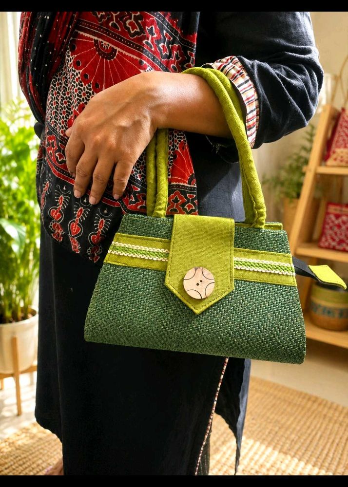 Olive Whisper Handcrafted Handbag