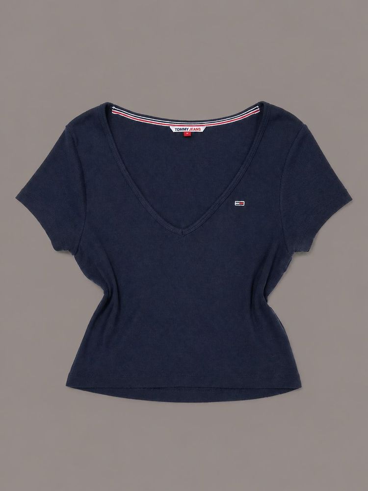 Tommy Baby Tee Cropped Tshirt