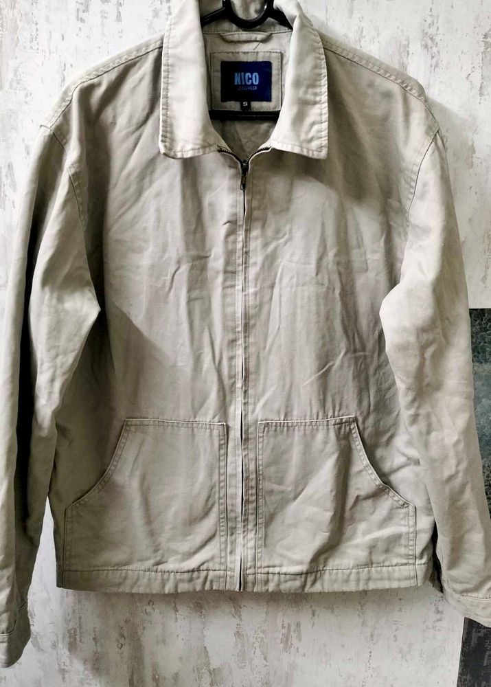 NICO Beige Zip-Up Jacket imported from London heav