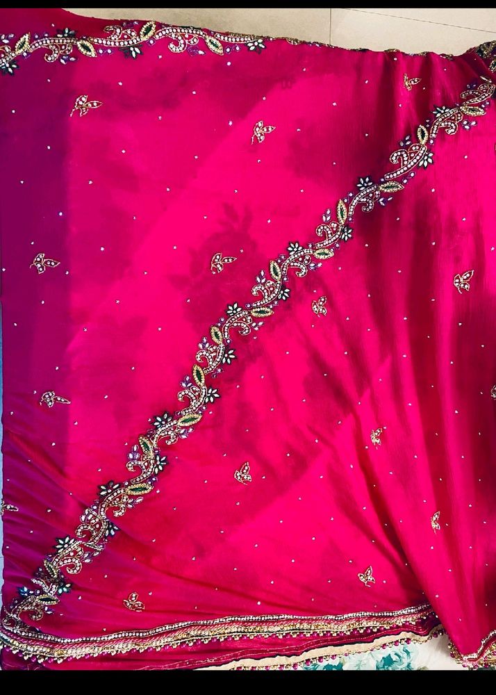 Beautiful Heavy Work Saree. .